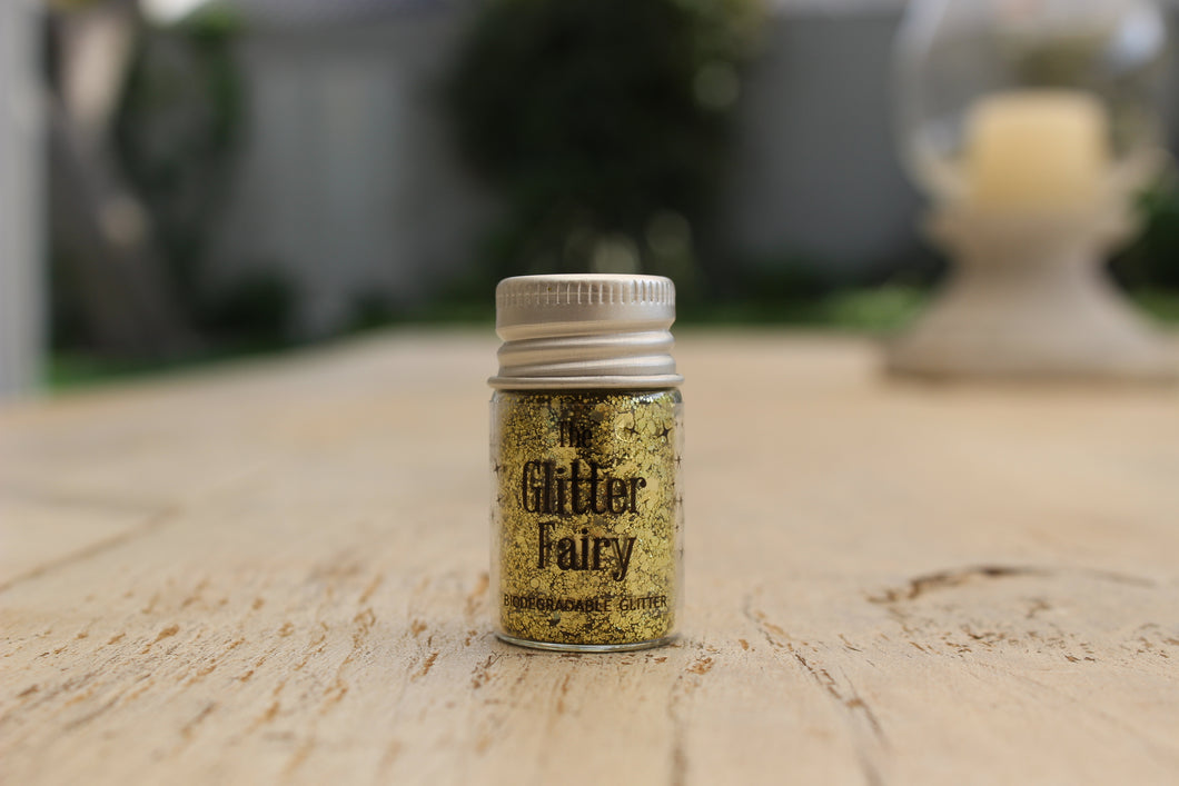 Biodegradable Glitter Blend - Gold Rush