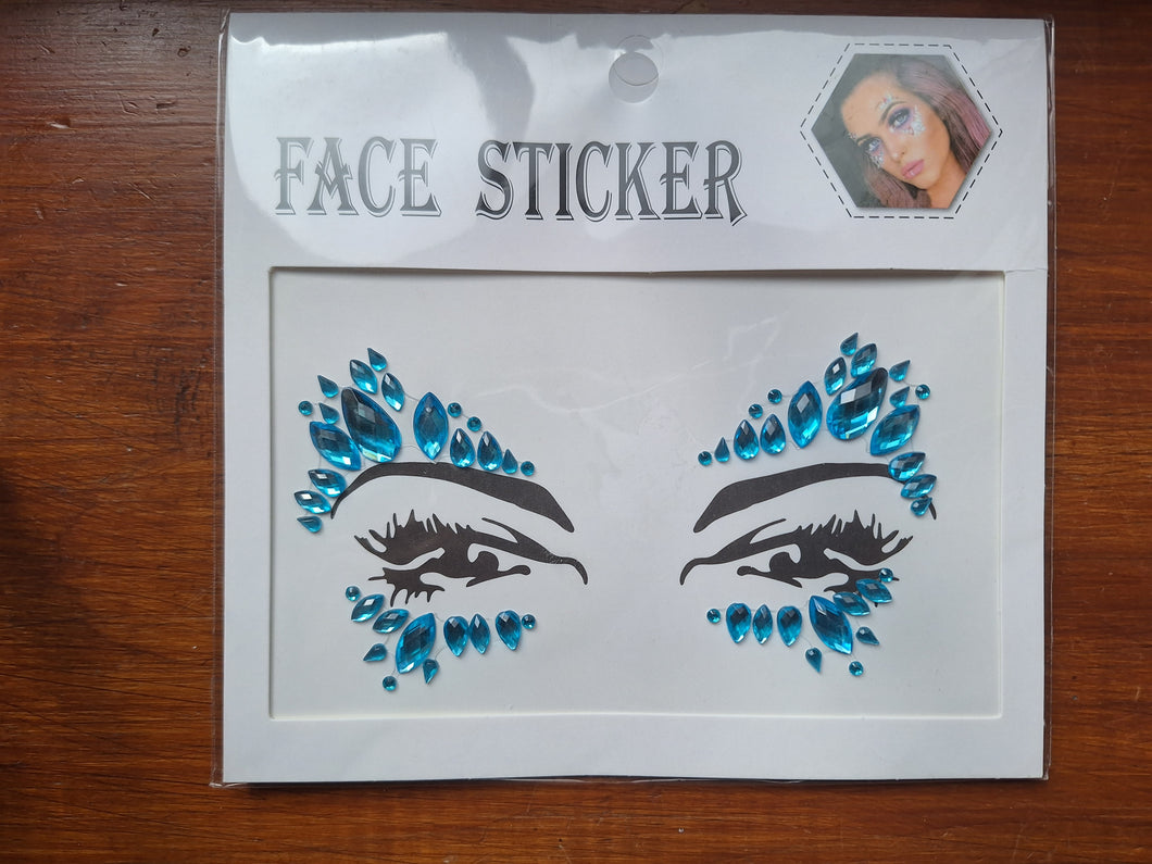 Face Jewels - Angel (blue)