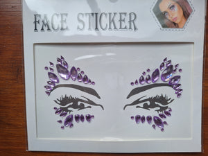 Face Jewels - Angel (purple)