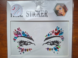 Face Jewels - Angel (multi colour)