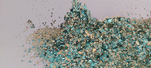 The Glitter Fairy Biodegradable Glitter Blend - Turq Treasure